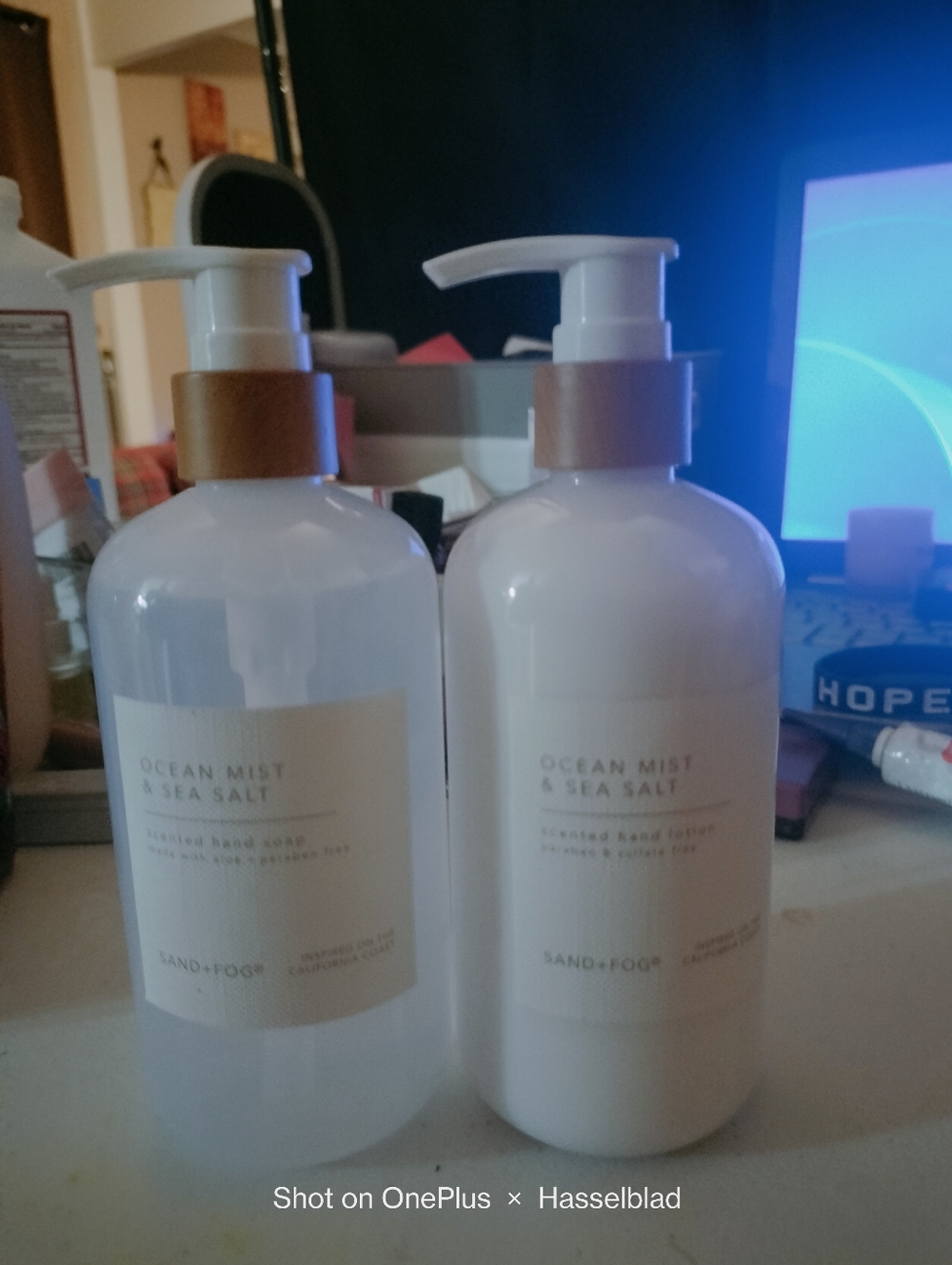 Ocean Mist & Sea Salt Hand Soap & Lotion - White